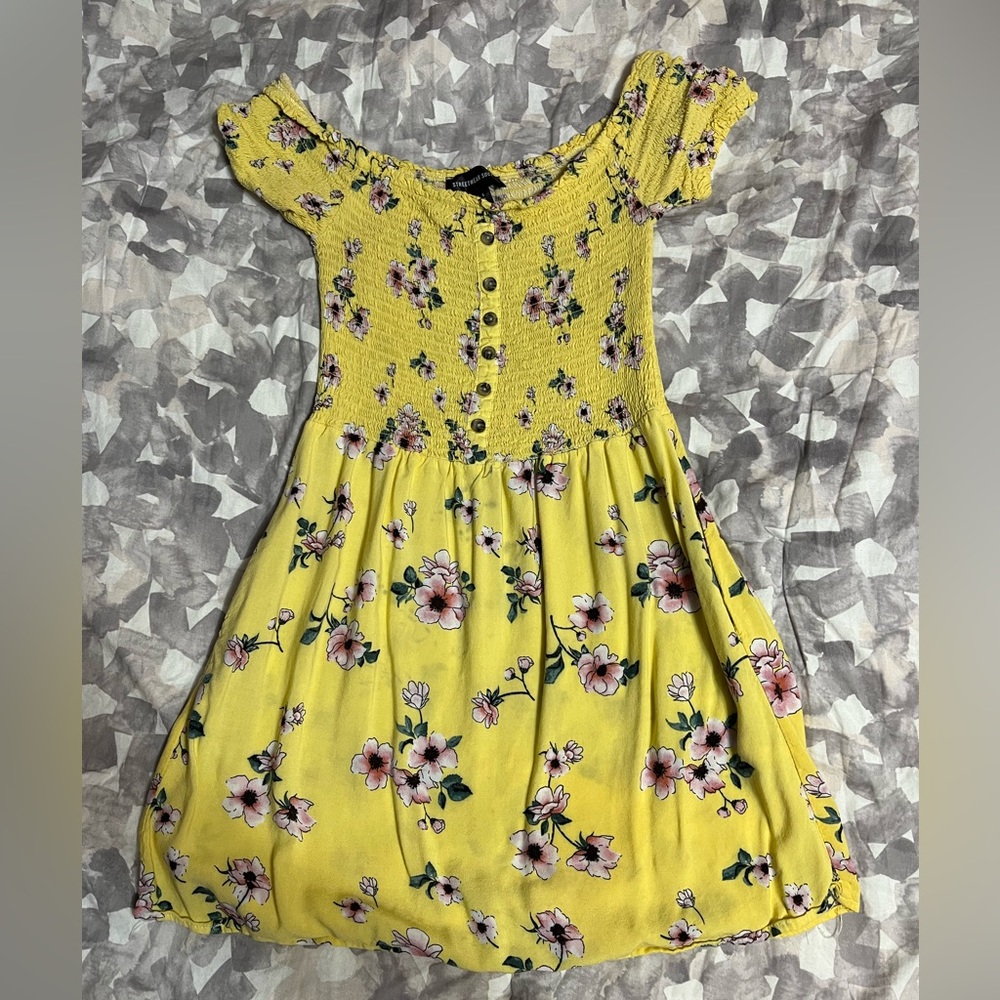 Streetwear society floral  dress w/ pockets